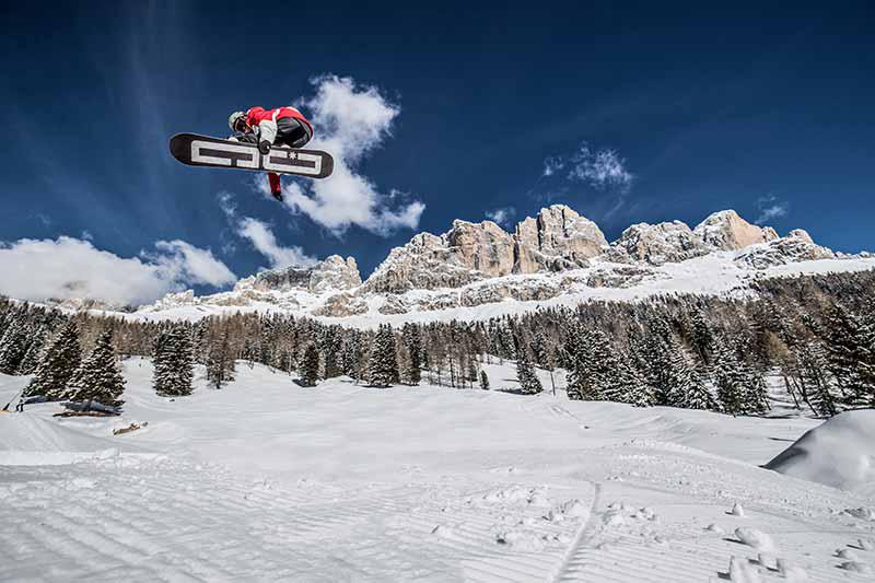 Il paradiso degli snowboarder