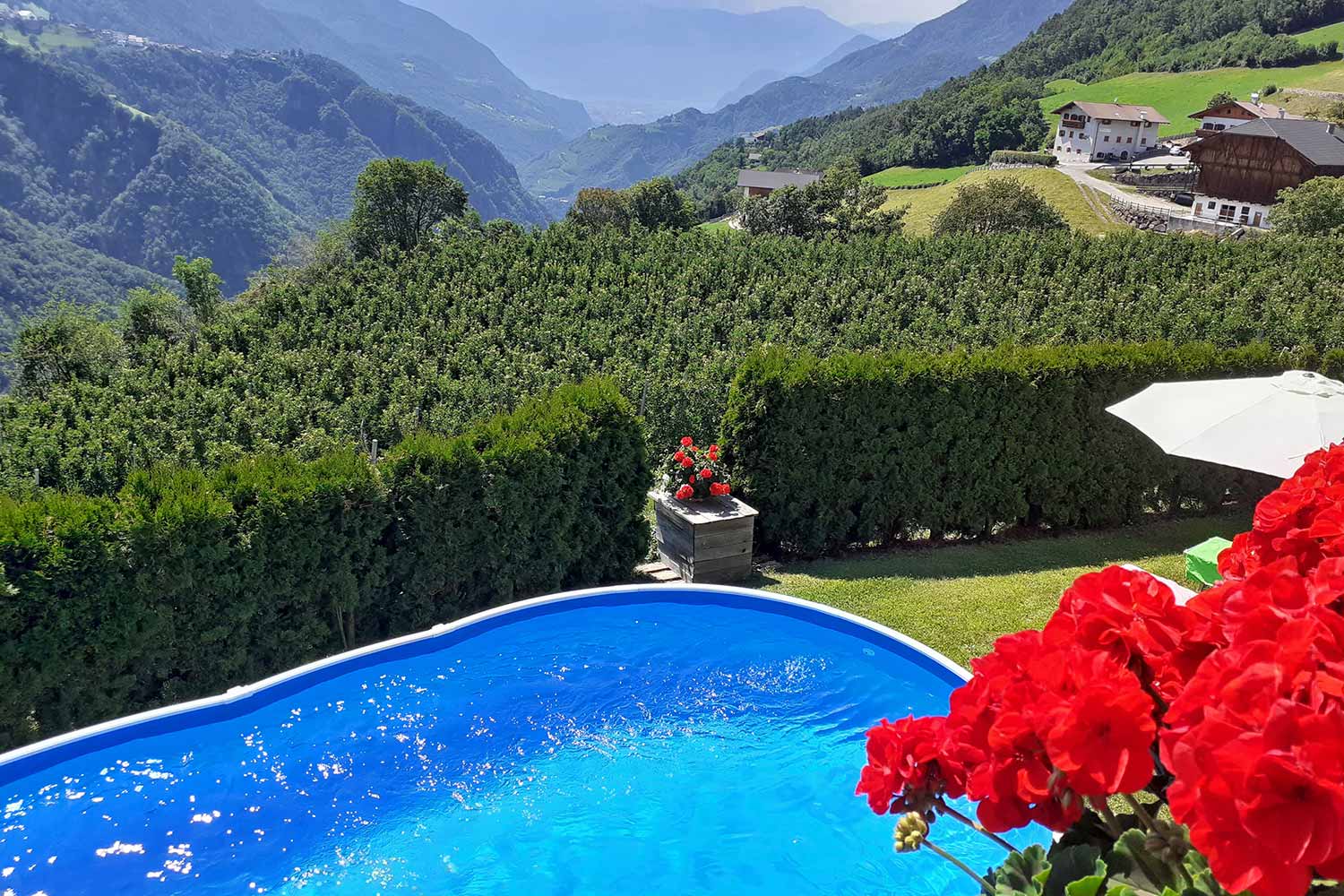 Bauernhof mit Schwimmbad in Völs am Schlern