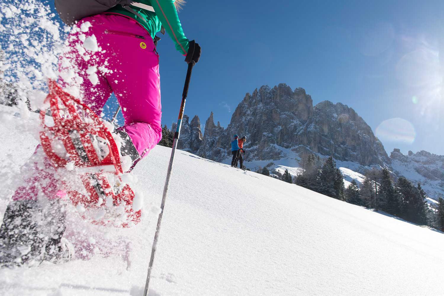Schneeschuhwanderung auf der Seiser Alm