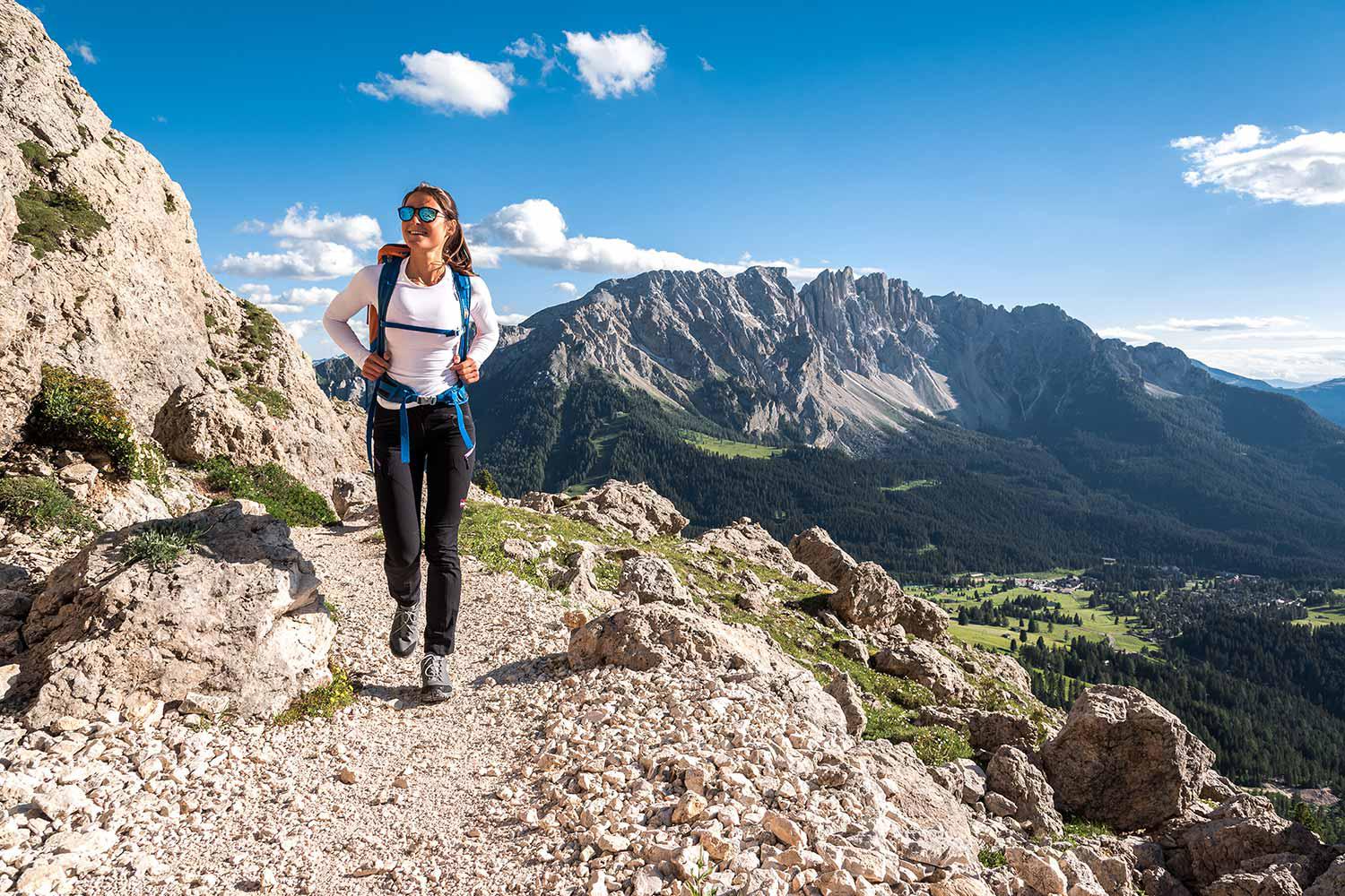 Hiking in the Rosengarten area